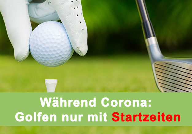 Startzeiten Corona Golf Covid-19 Tee Times
