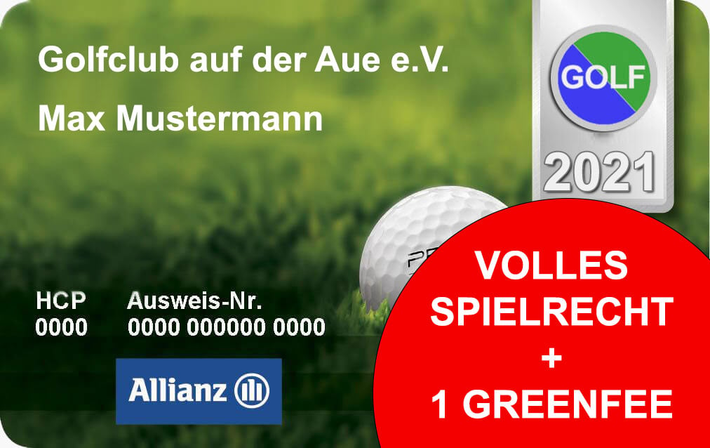 Fernmitgliedschaft bei Frankfurt / Main mit DGV Golfausweis