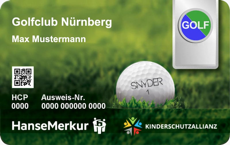DGV Golfausweis der Fernmitgliedschaft in Nürnberg