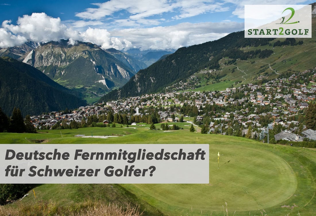 Fernmitgliedschaft und Golfmitgliedschaft aus Deutschland für Schweizer Golfer
