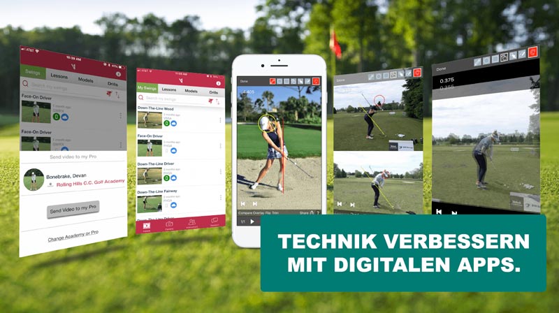 Golf Technik verbessern mit Apps und Fernmitgliedschaft