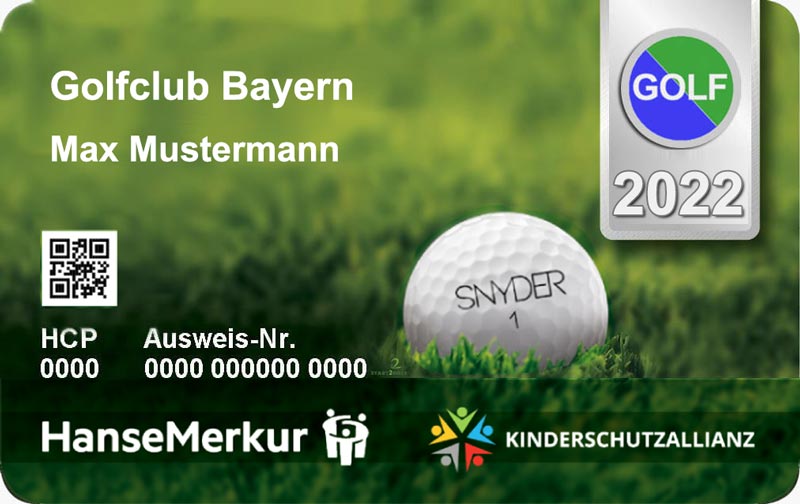 DGV Golfausweis der Golf Fernmitgliedschaft in Bayern