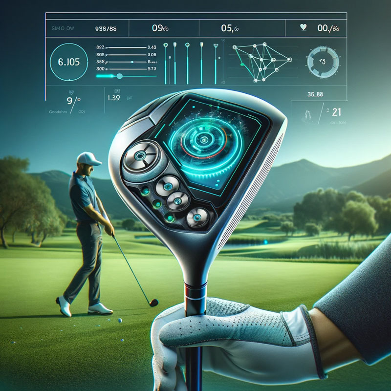 Golfausrüstung mit integrierten Sensoren