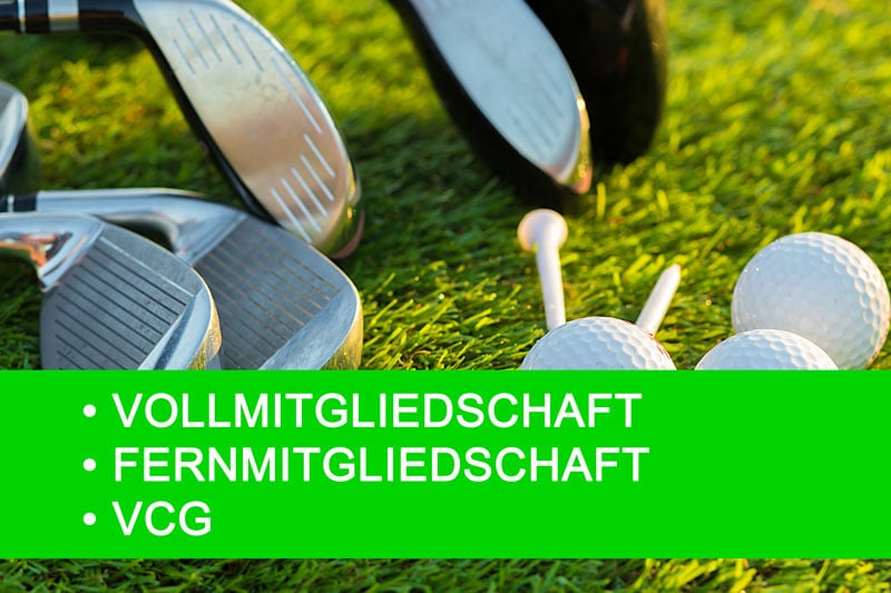 Varianten der Golfmitgliedschaft: Vollmitgliedschaft, Fernmitgliedschaft, VCG